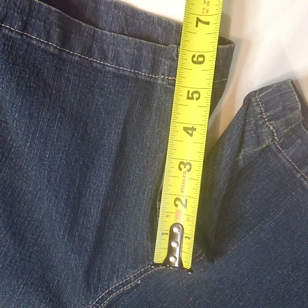 Women Genuine Dickies Relaxed Plus Size Stretch Denim Shorts Sz 18 - Picture 4 of 8